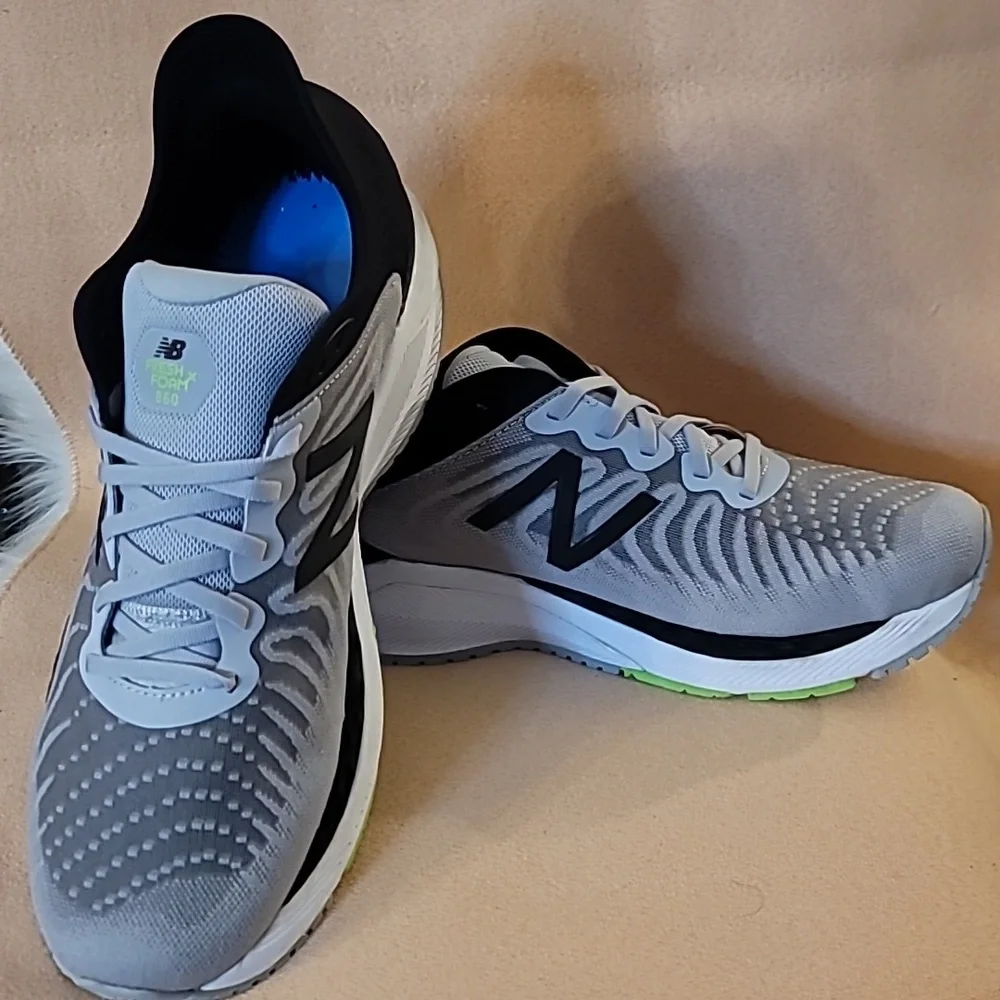 🖤 Men's New Balance Fresh Foam 860v11 running shoes Sz 13 2E M860A11💚 - Picture 10 of 16